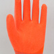 S838 Schaumstoff Kunststoff imprägniert Klebstoff Hängende Arbeitsschutzhandschuhe tragen resistente und Anti-Rutschfarm-Arbeitsschutzhandschuhe Chuangxin S838 Orangenmatthandschuhe 24 Paare l
