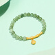 Saturday Blessing 5D Hard Gold Hetian Jade Bracelet Good Luck and Good Fortune Hetian Jade Bracelet Y1910808 17cm Birthday Gift