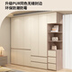 Zhilei ENF level wardrobe bedroom household light luxury flat door wardrobe storage cabinet household multi-door storage large wardrobe four doors 1.6 meters wardrobe