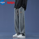 NASA Marvel Jeans American Bread Jeans Men's Spring and Summer Fino suelto hetero de moda