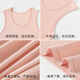 Catman children's vest girls summer thin inner bottoming shirt medium and large children's girls sleeveless top pajamas pink 110