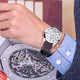 Casio (CASIO) men's watch Simple men's quartz watch White disc belt MTP-1381L-7A