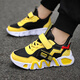 Chaussures pour enfants Xuantushi pour les chaussures pour garçons pour les baskets pour enfants en maille de printemps et d'été pour les chaussures d'été des étudiants pour garçons pour les chaussures de course décontractées pour les enfants et les grands enfants 998 Baolan Double Net 35