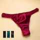 Ji Yafu Men's Silk Thong Silk respirant basse taille