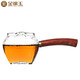 Gold inlaid jade glass fair cup kung fu tea set tea cup tea sea accessories tea set accessories wooden glass male cup