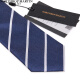 North Martin tie men's formal business tie 7.5cm wide blue without clip