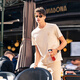 Mr. BU BU Mode gedruckt pure Baumwoll-T-Shirt 2025 Frühlings- und Sommer-Runde Nacken Kurzarm einfach und vielseitig GT15253 Yami Apricot M (170)