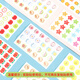 Deli reward stickers praise elementary school students kindergarten children small stickers stickers stickers girls toy roll stickers stars big thumbs little red flower reward stickers 25909
