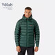 Rab Out of Stock Men's 800 Canopy European Goose Down Down Jacket Hooded Warm and Breathable 523g QDN-85 Black PRO Autumn and Winter New Product QDB-81 L