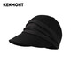 Kenmont sweet solid color all-match woolen beret face-showing little girl autumn and winter style round face duck tongue beret cap km-5186