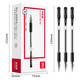 Deli Classic Office Gel Pen Water Pen Signature Pen Office Supplies 0.5mm Bullet 20 Pieces/Box 33172 Black
