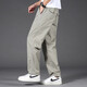 Jeep Spirit Casual Hosen für den Frühling und den Sommer für Männer neue, gerade lose große Arbeitshosen für Männer mittleren Alters mit breiten Beinen khaki xl