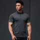 Lutie Dog Fitness Wear Short Sleeve Men's Stand Collar POLO Slim Fit Muscle Showing Quick Drying Breathable High Elasticity Coaching Wear T-Shirt Black XXL