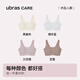 Ubras care round neck can be used as a detached breast vest bra, comfortable underwear for women, postoperative comfort basic style, orchid smoke color 2XL