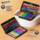 Mont Marte Stationery 72 Color Soluble lápiz de color lápiz para colorear Arte de color para colorear Caja de regalo para niños y niñas MPN0250CN
