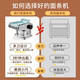 Baihaojia [am selben Tag ausgeliefert] Nudelmaschine Vollautomatischer Elektro-Nudel-Press-Haushalt Edelstahl Nudel Nudel Nudel Schneidmaschine Small Dumpling Haut Wonton Haut Rolling Zwei-Schneidertyp [Staubdruckscheibe + Knödelhaut + 3 Arten von Nudeln können gedrückt werden]