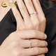 CHINA GOLD S925 Silver Möbius Ring Twin Rings for Male and Female Couples Bracelet Jewelry Valentine's Day Birthday Gift for Girlfriend Today/Next Day Delivery Möbius Couple Ring