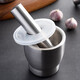 Onlycook garlic masher 304 stainless steel garlic mortar household mashing jar mashing medicine mortar stone mortar pounding mortar grinding mortar jar small/single