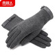 Antarktische Handschuhe für Frauen im Winter warmem Reiten und Fahren sowie samtiger kaltes Touchsbildschirm Frauenhandschuhe NW-510 Grau