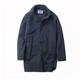 JEEP SPIRIT吉普春秋男款潮流欧美翻领工装纯棉风衣美式复古中长款休闲外套男 深蓝色 单衣款(现货) S -适合体重120斤内