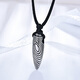 Xili Lengfeng S925 Silver Bullet Necklace Men's Trendy Pendant Necklace for Boys Chinese Valentine's Day Gift for Boyfriend S925 Silver-Bullet Necklace