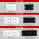 DELIXI Socket Panel CD691 Series 118 Porous Socket Panel Fashion White Filling Blank Parts (Functional Parts)