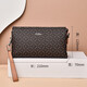 Jinlilai Clutch 2025 Nouveau sac à main à grande capacité à grande capacité Sac à main imprimé Sac à main Style de cadeau de la journée de la femme [Standard anglais 21 * 7 * 12cm]