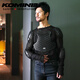 KOMINE SAFETY&INNOVATION越野摩托古风铠甲系列CE2级防摔全网眼高弹通风骑士护甲衣SK-844 黑色 L