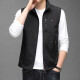 Tommybull American Tommy Tommy Men's Autumn and Winter Jacket Vest Versátil Versátil Versatil Vests Collar de pie Collar de pie Azul 686 L [Peso sugerido 130-145 Jin [Jin equivale a 0.5 kg]]]
