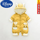 Disney (Disney) baby down cotton crawler suit winter male and female baby onesie down jacket crawler suit newborn sweater outing suit lake blue deer style plus velvet and thickening 80 yards 5-10 months