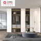 Bai De Sheng Whole House Customized Customized Wardrobe Modern Simple Solid Wood Swing Door Wardrobe Customized Light Luxurious Wardrobe Customized Bedroom Living Room Bedroom Space Customized Yuan/square meter (calculated based on projected area)