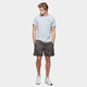 Fièvre de particules de particules de particules Sports Shorts printemps et d'été pour hommes et confortable Fitness Fitness Shorts décontractés 12350 Brown L