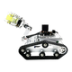 Three degrees of freedom vehicle-mounted manipulator smart car TR300P track chassis STM32 master control PS2 handle/Bluetooth APP control customized model silver PS2 control set + MS10 servo