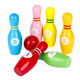 Sangetian (Sangty) Juguetes de boliche de madera sólida para niños Gran bola interior Sports Baby Baby Intelligence 2-3-4 años 2665 Bolera de madera maciza (enorme/digital)