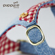 Puppytie Pet Products Dog Leash Small Dog Walking Leash Adjustable Dog Rope Teddy Cute Vest Harness Burning Sun Red - Set (Harness + Traction Rope) XS Code - Recommended 4-10 Jin Jin is equal to 0.5 kg