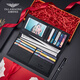 Falai Armani Wallet Herren Langer Multifunktions-Brieftaschen Valentinstag Mode High-End-Geburtstagsgeschenk für Freund Ehemann Dad Schwarz [Theke Geschenkbox]
