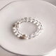 BOSFRU high-end pure white crystal bracelet Chinese style jewelry original design custom gift small fresh simple style bracelet suitable for clean hands 15cm