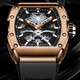 Bugatti (BONEST GATTI) Phantom Series German Hollow Men's Watch Barrel Automatic Mechanical Watch Valentine's Day Birthday Gift BG9904-A1 Dark Green
