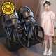 G.duck children's Roman shoes girls sandals summer 2024 new fashion sports princess shoes for big children and little girls shoes off-white H038 31 inner length 19.3 cm