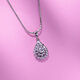Yuan Shengfu's new PT950 high-quality imitation diamond and water drop platinum pendant, fashionable and versatile platinum necklace pendant, 1.63 grams