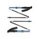 Black Diamond/Black Diamond CARBON FLZ lightweight carbon fiber high-quality foldable lightweight outdoor hiking pole BD112537 95-110CM