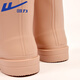 Huili Rain Boots for Women Fashion Rain Boots Outdoor Rainy Day Водонепроницаемые туфли против скольжения короткие ботинки износостойкие резиновые ботинки 6023 Khaki 37