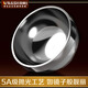 Venus 304 stainless steel bowl double-layer insulated bowl anti-scalding soup bowl large instant noodle bowl children and adults anti-fall rice bowl 14cm