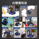 Huaner's open source STM32 robotic arm crawler trolley Tankbot tracks, avoids obstacles and patrols the line. 6 degrees of freedom mobile grabbing and handling AI intelligent programming robot supports Bluetooth control. Standard configuration (green)