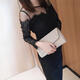 Cool kangaroo small handbag celebrity KTV clutch women's dinner bag 2023 new large capacity princess bag dress bag hand grab bag shining small bag