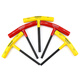 Bondhus T-Handle Hexagon Key T-Type-Sechskantschlüssel 2 2,5 3 4 5 6 8 10 mm 2,5 mm (Gesamtlänge 152 mm) 15254