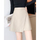 DME Lady style skirt summer elegant A-shaped loose thin skirt women apricot S