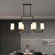 
Suyin new Chinese style living room lamp full copper chandeliers Chinese style villa simple modern Chinese style lamp study bedroom lamp 9901 8 heads [E27 light bulbs*8]
