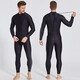 SBART 2MM 1.5MM diving suit thickened thermal suit one-piece swimsuit anti-scratch and anti-sting surf suit jellyfish suit 2MM men's black 2XL