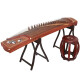 Dunhuang Brand Dunhuang Guzheng 694l Mahogany Series Shell Carving Performance Test Anfänger Guzheng Musikinstrument Shanghai Folk Musical Instrument Factory 20694ml Qingfang Siyue (vollständige Set von Accessoires)